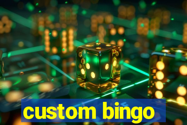 custom bingo