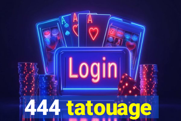 444 tatouage