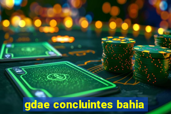 gdae concluintes bahia