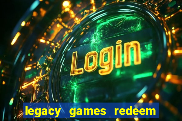 legacy games redeem code prime