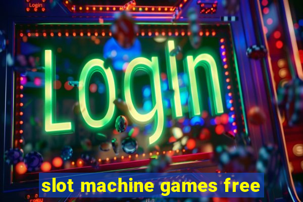 slot machine games free