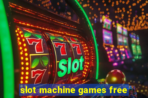 slot machine games free