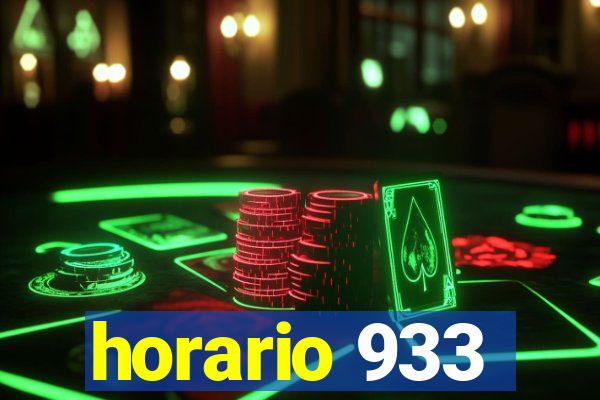 horario 933