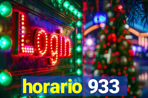 horario 933