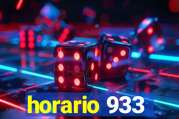 horario 933