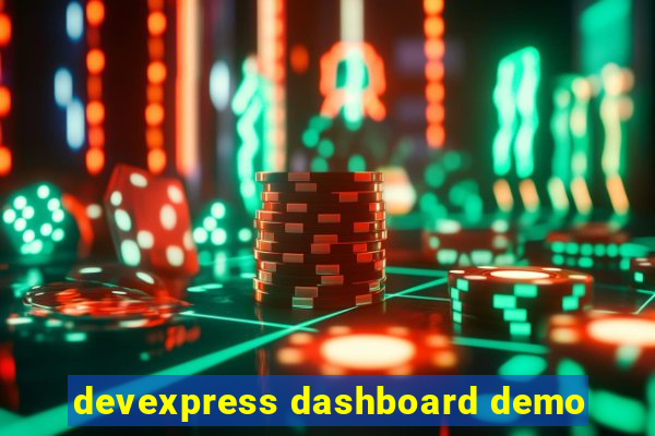 devexpress dashboard demo