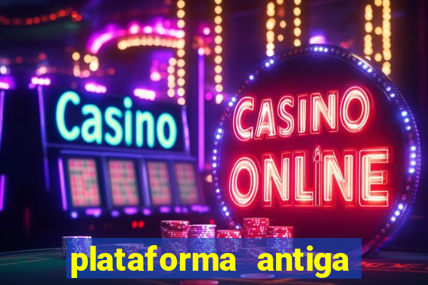 plataforma antiga de jogos