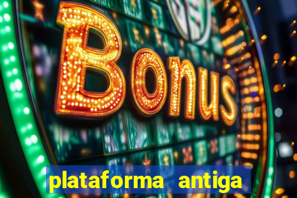 plataforma antiga de jogos