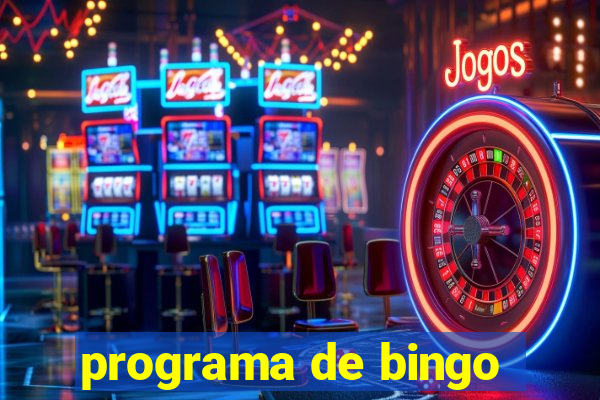 programa de bingo