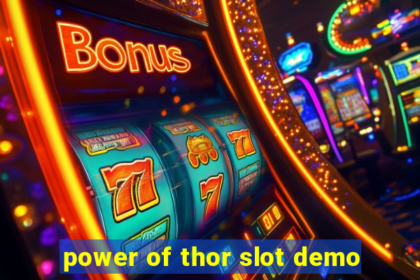 power of thor slot demo