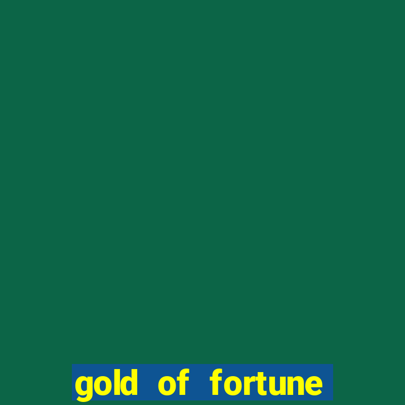 gold of fortune god demo