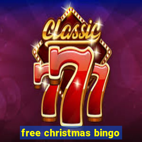 free christmas bingo