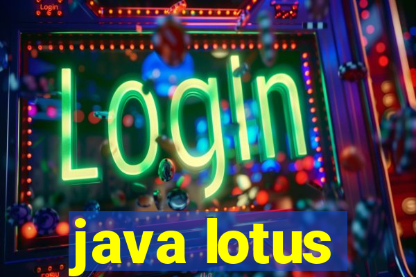 java lotus