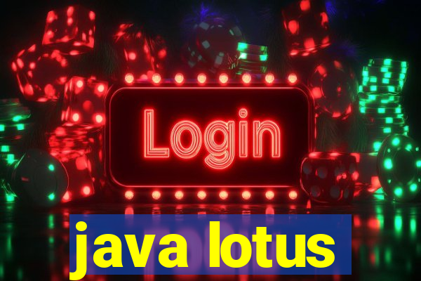 java lotus