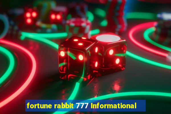 fortune rabbit 777 Informational