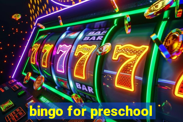 bingo for preschool