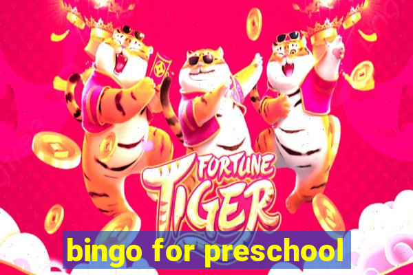 bingo for preschool