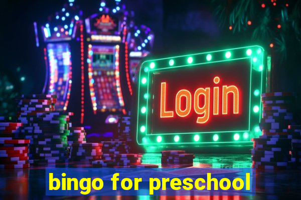 bingo for preschool