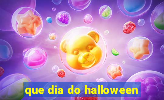 que dia do halloween