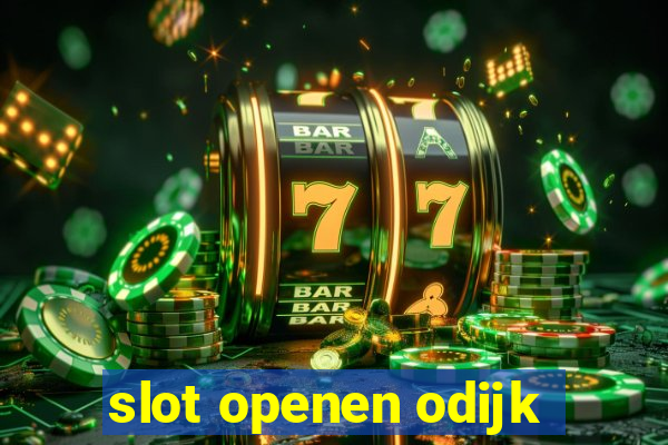 slot openen odijk