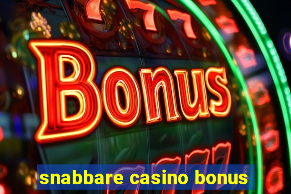 snabbare casino bonus