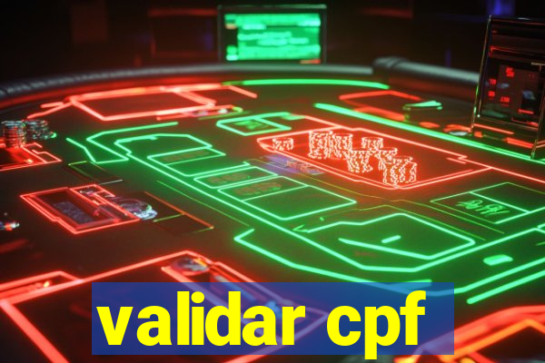 validar cpf