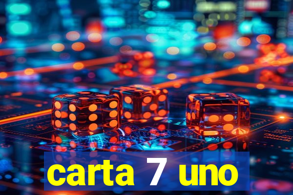 carta 7 uno