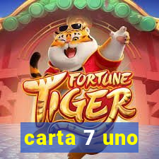 carta 7 uno