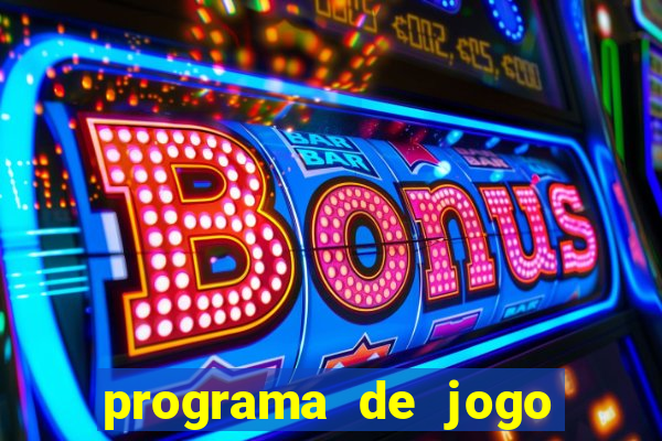 programa de jogo de futebol