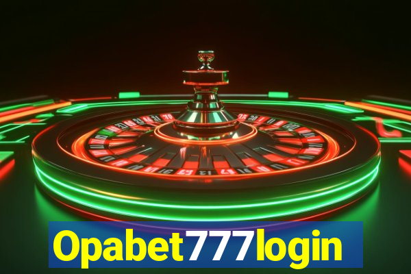 Opabet777login