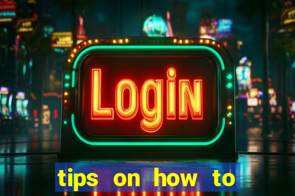 tips on how to win playing slot machines