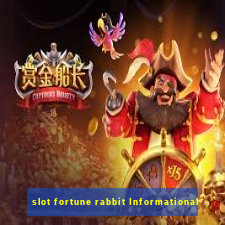 slot fortune rabbit Informational