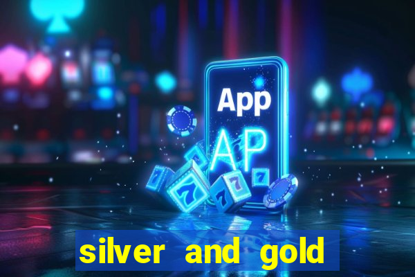 silver and gold slot machine