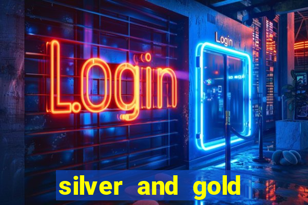 silver and gold slot machine