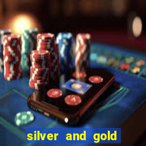 silver and gold slot machine