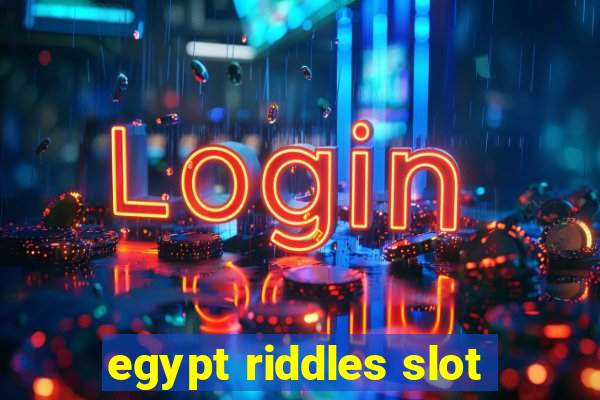 egypt riddles slot