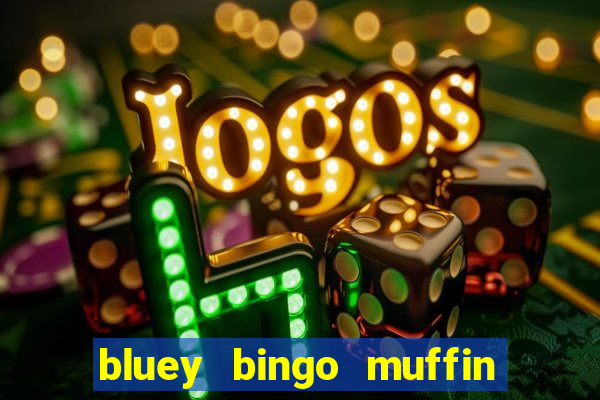 bluey bingo muffin and socks