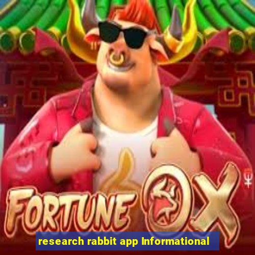 research rabbit app Informational