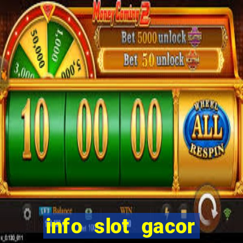 info slot gacor hari ini pragmatic play