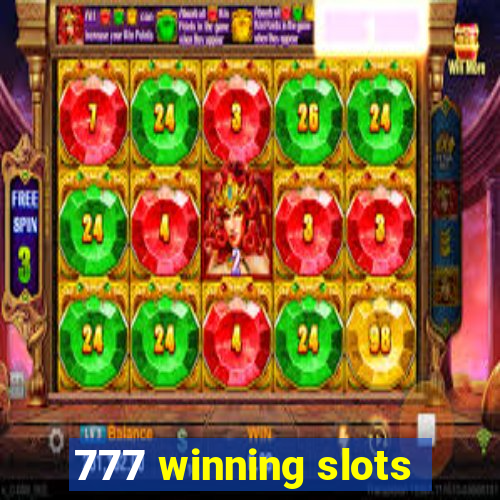 777 winning slots