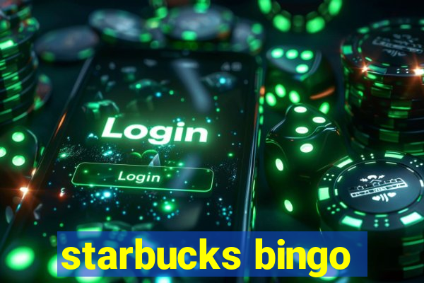 starbucks bingo