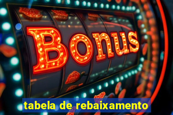 tabela de rebaixamento