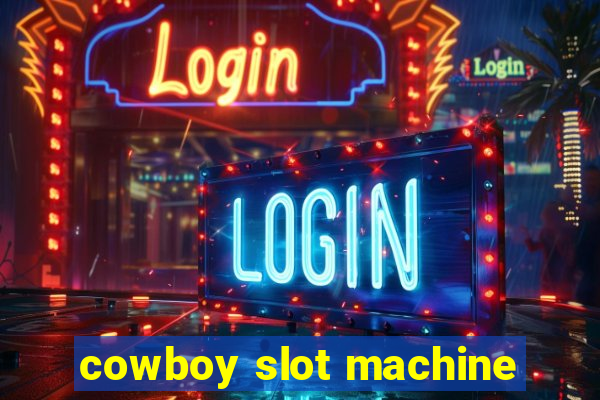 cowboy slot machine