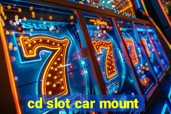 cd slot car mount