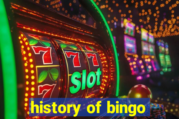 history of bingo