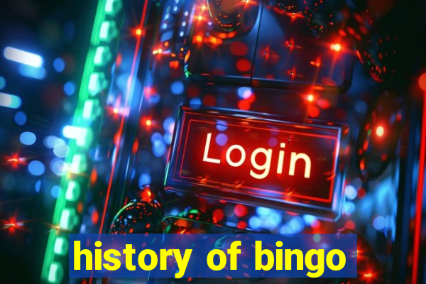 history of bingo