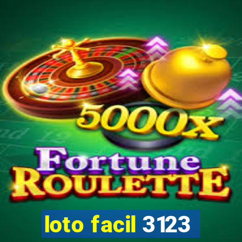 loto facil 3123