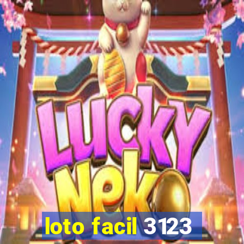 loto facil 3123