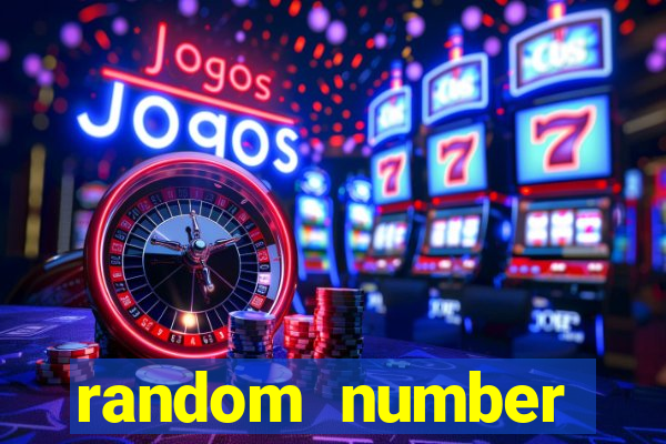 random number generator slot machine