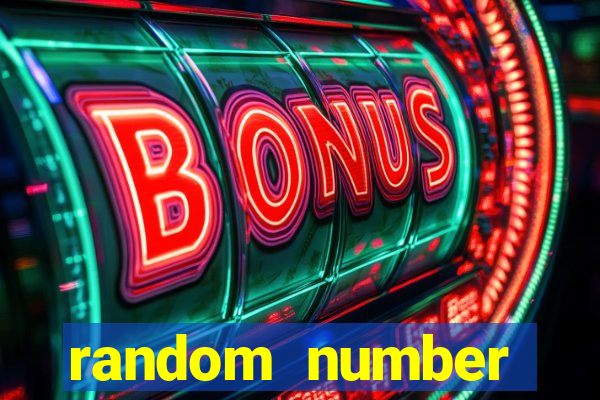 random number generator slot machine